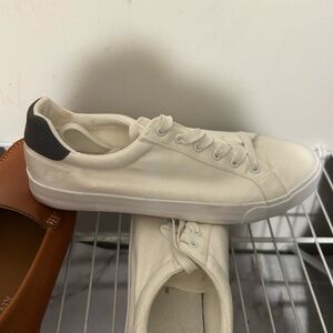 White and Black Men's Sneakers